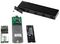 SM2E1BMU31C - USB-C M.2 SATA / NVMe NGFF PCI-Express SSD Enclosure, USB 3.2 Gen 2 10Gbps