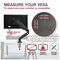 TTD101M-GAS - Single Monitor VESA Mount 17-32", Gas Spring