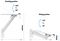 7350073739141 - M Workstation Laptop Riser and Stand, White