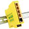 SW-525 - 5 Port Industrial Unmanaged PoE+ Fast Ethernet Switch, DIN Mountable