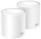 DECO X50 (2-PACK) - Deco AX3000 WiFi 6 Whole Home Mesh Wireless System, Twin Pack