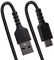 R2ACC-1M-USB-CABLE - USB-A Plug to USB-C Plug Heavy Duty Coiled Charge & Sync Lead, 1m