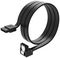 AK-CBSA09-05BK - ProSlim Internal SATA 3 Right Angle Lead, 0.5m Black