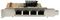 ST1000SPEX43 - 4 Port PCI-Express Gigabit Network Card