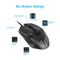 M268 - Raptor 6 Button 3200dpi Gaming Mouse, Black