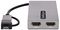 107B-USB-HDMI - USB-A / USB-C to Dual HDMI Adaptor, 1x 4K UHD 1x 1080p Full HD