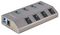 5G4AIBS-USB-HUB-EU - Switchable 4 Port USB 3.2 Gen 1 Expansion Hub, USB-A/USB-C to 4x USB-A