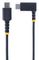 R2CCR-15C-USB-CABLE - USB-C Plug to Right Angled USB-C Plug Heavy Duty Charging Lead, 150mm