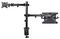 A2-LAPTOP-DESK-MOUNT - Adjustable Desk Monitor and Laptop Mount, Laptop up to 16.5" / Monitor up to 34"