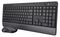 24533 - Trezo Comfort Wireless Keyboard & Mouse Deskset, Black