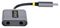 USBC-AUDIO-SPLITTER - USB-C Dual Headset Splitter, USB-C to 2x 3.5mm with Mic Input