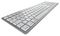 JK-9110GB-1 - CHERRY KW 9100 SLIM Wireless Keyboard for Mac, Silver