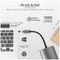 23775 - Dalyx Aluminium 7-in-1 USB-C Multi Port Hub