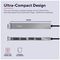 23786 - Halyx Aluminium 4 Port USB Mini Hub