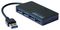 USB3-HB-4PM-V2 - 4 Port Superspeed USB 3.0 Hub, Black