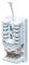 FJKJEWH - Low Profile Cat5e RJ45 Euro Outlet, White