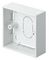 PSG90266 - 1 Gang 32mm Surface Back Box, White