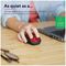 24550 - Yvi+ Silent Click Compact Wireless Mouse, Red