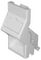KA45WHJE - Euro Angled Keystone Module Faceplate Adaptor, White
