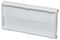 XBRWHG2 - 50x100mm Double Gang Brush Module for Euro Faceplate, White