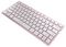 JK-7100GB-19 - KW 7100 MINI BT Compact Wireless Bluetooth Keyboard, Cherry Blossom