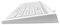 KYB-MED-103-UWH - AccuMed 103 IP68 Sealed Antibacterial Medical USB Keyboard, White