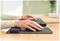 65170089 - Ergo Mouse Mat with Adjustable Wrist Rest, Dark Grey