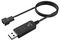 AK-CBFA10-60BK - 5V-12V DC Step Up Voltage Converter Cable for USB to 3-pin & 4-pin Fan