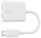 F7U081BTWH - RockStar USB-C Audio & Charge Adaptor, White
