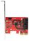 4P6G-PCIE-SATA-CARD - 4 Port PCI-Ex 6Gbps SATA Expansion Card