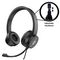 24-1532 - HP532 3-in-1 USB/USB-C/3.5mm Stereo Headset with Boom Microphone, Black