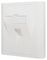 KP45K1 - 1 Gang Angled Faceplate for 1 Keystone Module, White