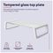 25351 - Monta Tempered Glass Monitor Stand, White