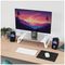 25351 - Monta Tempered Glass Monitor Stand, White