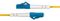 SPSMLCLC-OS2-10M - Single Mode OS2 LC-LC Simplex LSOH Fibre Optic Patch Lead, 10m