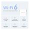 ME60X - AX1500 WiFi Range Extender, WPA3