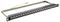SEF24TK0.5 - 24 Port Cat8 RJ45 STP Patch Panel, 0.5U