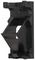 KA45BKPT - Shutterless Angled Keystone Adaptor for Euro Faceplate, Black