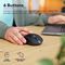 24819 - Ozaa Compact Multi-Device Rechargeable Wireless Optical Mouse, Black