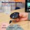 24819 - Ozaa Compact Multi-Device Rechargeable Wireless Optical Mouse, Black