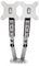 ARMSLIMDUOS - Desk Mount Dual Monitor Arm with USB 3.0 Hub, up to 32" Silver