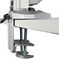 ARMSLIMDUOS - Desk Mount Dual Monitor Arm with USB 3.0 Hub, up to 32" Silver