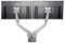 ARMSLIMDUOS - Desk Mount Dual Monitor Arm with USB 3.0 Hub, up to 32" Silver