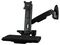 WALLSTS1 - Wall Mount Standing Workstation with Full Motion Arm and Monitor / keyboard / Mouse Tray