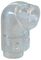 PS90CLR20 - 90 Degree Patch Lead Adaptor, Clear 20 Pack