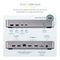 155UE-USB4-DOCK - USB-C 40Gbps USB4 Dual Display Docking Station with HDMI / USB / LAN / PD