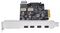 PS4C3IA3-USB-C-CARD - 5 Port USB 3.2 Gen 2 10Gbps PCI-Express Card, 4x USB-C & Internal USB-A