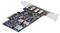 PS4C3IA3-USB-C-CARD - 5 Port USB 3.2 Gen 2 10Gbps PCI-Express Card, 4x USB-C & Internal USB-A