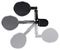 1AHC-DESK-ARM-REST - Adjustable 360 Degree Arm Rest with Clamp Mount