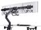 3M1A3SG-MONITOR-ARM - Desk Mount Crossbar Triple Monitor Arm, up to 27"